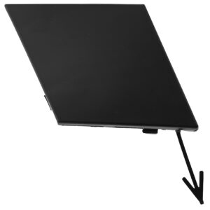 211-2351-02 TAPA REMOLQUE DELANTERA NS KICKS 21-24 NEGRA BRILLANTE