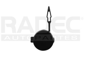211-2411-01 TAPA REMOLQUE TRASERA PG 208 21-22 NEGRO BRILLANTE ACTIVE/ALLURE/GT L3 3 CILINDROS 1.2L 5 PUERTAS