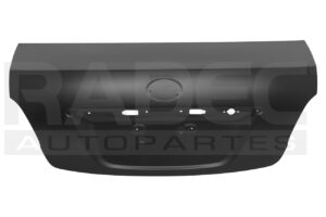 211-3018-01 TAPA CAJUELA TY YARIS 06-15 CORE/PREMIUM L4 4 CILINDROS 1.5L 4 PUERTAS
