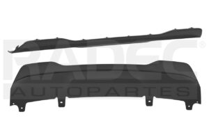 215-2417-01 SPOYLER TRASERO PG 2008 21-23 CORRUGADO S/HOYO P/ESCAPE ALLURE/GT LINE/GT/ACTIVE/PURETECH L4 4 CILINDROS 1.2/1.6 L 5 PUERTAS