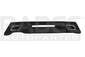 215-2704-01 SPOYLER TRASERO ST IBIZA 18-22 CORRUGADO C/MOLDURAS CROMADAS C/HOYO P/2 ESCAPES FR L4 4 CILINDROS 1.6L 5 PUERTAS