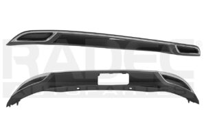 215-3111-20 SPOYLER DELANTERO VW GOLF 18-20 C/MOLDURA CROMADA TRENDLINE/COMFORTLINE/HIGHLINE/ L4 4 CILIDROS 1.4/2.0 L 5 PUERTAS