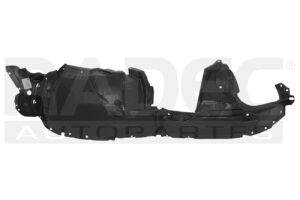 216-2324-15 TOLVA SALPICADERA DELANTERA NS X-TRAIL 18-21 SENSE/ADVANCE CVT/ECLUSIVE/HYBRID L/4 4 CILINDROS 2.0/2.5 L 5 PUERTAS IZQ