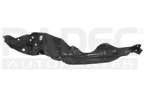 216-3018-19 TOLVA SALPICADERA DELANTERA TY YARIS 17 PLASTICO CORE/PREMIUM L4 4 CILINDROS 1.5L 5 PUERTAS IZQ