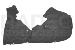 216-3121-03 TOLVA SALPICADERA VW TOUAREG 16-18 TDI/FSI/DISSEL/GASOLINA V6 6 CILINDROS 3.0/3.6L 5 PUERTAS PLASTICO SECCION TRASERA IZQ