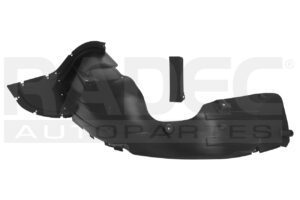 216-5503-01 TOLVA SALPICADERA MG GT 22-23 PLASTICO EXCITE/STYLE/ALPHA L4 4 CILINDROS 1.5L 4 PUERTAS IZQ