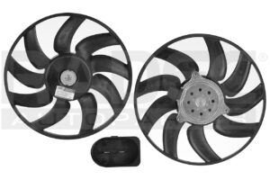 218-0202-05 MOTOVENTILADOR AD A4 09-16 L4 1.8, 2.0/V6 3.0, 3.2 LTS P/AA ASPAS Y MOTOR 2 PINES KF