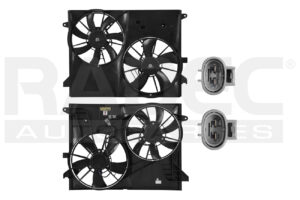 218-0610-01 MOTOVENTILADOR CV CAPTIVA 08-11 L4 2.4/V6 3.0, 3.6 LTS 2+2 PINES S/RESIST COMPLETO DOBLE
