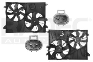 218-0610-03 MOTOVENTILADOR CV CAPTIVA 08-15 L4 2.4/V6 3.0, 3.6 LTS C/RESISTENCIA DOBLE COMPLETO 2 Y 2 PINES CN