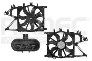 218-0617-01 MOTOVENTILADOR CV CORSA 02-10 L4 1.6, 1.8 LTS 3 PINES C/RESIST P/RAD P/AA SENCILLO COMPLETO