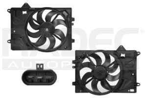 218-0670-00 MOTOVENTILADOR CV SONIC 12-18 L4 1.6, 1.8 LTS P/RAD C/RESISTENCIA SENCILLO COMPLETO 3 PINES TW