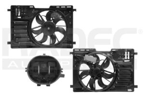 218-1209-07 MOTOVENTILADOR FD ESCAPE 13-19 L4 1.6 LTS TURBO P/RAD C/CONTROL SENCILLO COMPLETO 2 PINES TW