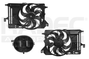218-1219-05 MOTOVENTILADOR FD FOCUS 15-18 L3 1.0 LTS TURBO P/RAD C/CONTROL SENCILLO COMPLETO 2 PINES TW
