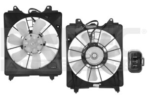 218-1302-18 MOTOVENTILADOR HD CIVIC 06-11 L4 1.3L HYBRID P/AA SENCILLO COMPLETO 2 PINES KS