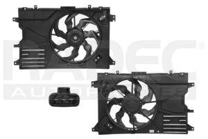 218-1901-03 MOTOVENTILADOR MZ 3 19-23 L4 2.5 LTS P/RAD C/RESISTENCIA SENCILLO COMPLETO 2 TERMINALES KS