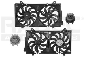 218-1901-04 MOTOVENTILADOR MZ 3 14-18 L4 2.0, 2.5 LTS DOBLE COMPLETO 2 PINES KS