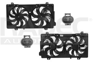 218-1901-06 MOTOVENTILADOR MZ 3 14-18 L4 2.0, 2.5L DOBLE COMPLETO 2 Y 2 PINES KF
