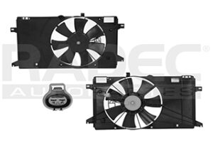 218-1907-00 MOTOVENTILADOR MZ 5 06-10 L4 2.3L P/RAD SENCILLO COMPLETO 2 TERMINALES KF