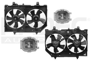218-2324-00 MOTOVENTILADOR NS X-TRAIL 01-13 L4 2.5 LTS DOBLE COMPLETO 4 Y 4 PINES TW
