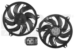 218-2401-03 MOTOVENTILADOR PG 206 00-09 L4 1.4, 1.6 LTS P/RAD SENCILLO COMPLETO 2 PINES CN