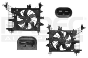 218-2612-01 MOTOVENTILADOR RN DUSTER 13-19 L4 2.0 LTS P/RAD C/RESISTENCIA SENCILLO COMPLETO 2 Y 2 PINES TW