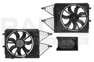 218-3132-01 MOTOVENTILADOR VW VENTO 14-20 L4 1.6 LTS P/RAD SENCILLO COMPLETO 4 PINES TW
