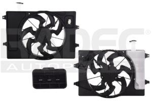 218-3402-06 MOTOVENTILADOR HY ELANTRA 21-23 L4 2.0L P/RAD C/RESISTENCIA C/DEPOSITO SENCILLO COMPLETO 3 PINES CN