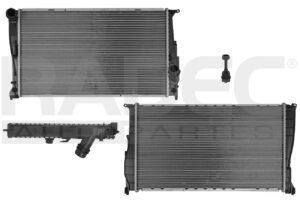 220-0301-00 RADIADOR BW S3 335 07-11 L6 3.0 LTS STD 23 5/8X13 5/7X26MM ALUM SOLD POLAR