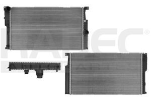 220-0301-02 RADIADOR BW S3 328d 14-18 L4 2.0 LTS STD 23 5/8X13 7/9X26MM ALUM SOLD POLAR