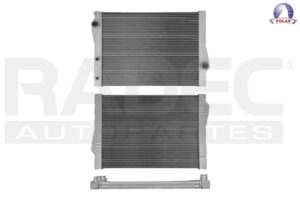 220-0313-04 RADIADOR BW X5 11-13/X6 08-14 L6 3.0 LTS AUT C/S AA 26 2/3X15 2/3X40MM ALUM SOLD POLAR
