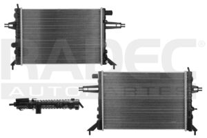 220-0601-06 RADIADOR CV ASTRA/ZAFIRA 98-06 L4 1.8 LTS STD C/S AA 21 1/4X14 6/7X23MM ALUM SOLD POLAR