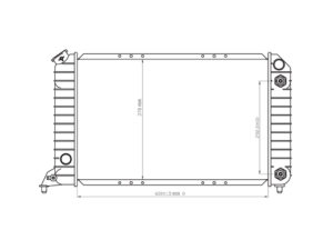 RADA47A Radiador Aluminio GM Blazer Nacional 94-99 AUT 1531