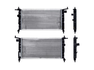 220-0614-03 RADIADOR CV CHEVY 94-12 L4 1.4/1.6 LTS CORTO S/AA STD 20 4/5X10 1/16X26MM ALUM MEC VALEO