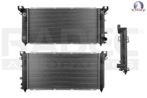 220-0639-25 RADIADOR CV SILVERADO/SIERRA 1500 14-17 V6 4.3 LTS AUT C/S AA ENFRIADOR DE MOTOR LADO DERECHO 34X16 6/7X42MM ALUM SOLD POLAR