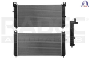 220-0639-26 RADIADOR CV SILVERADO/SUBURBAN/SIERRA/AVALANCHE/CHEYENNE/SONORA 99-13 V6 4.8/V8 5.3, 6.0, 6.2, 6.5 LTS STD C/S AA 34X17 1/4X32MM ALUM SOLD POLAR