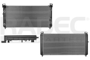 220-0639-28 RADIADOR CV SILVERADO 01-02 V8 8.1 LTS AUT C/S AA 38X19 1/5X48MM ALUM SOLD POLAR