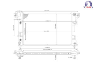 RADA87A Radiador Aluminio DG Shadow / Spirit 92-94 AUT 1108