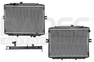 220-0910-05 RADIADOR DG H-100 99-08 L4 2.4/2.5 LTS STD C/S AA 15 3/4X23 1/7X26MM ALUM SOLD POLAR