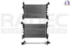 220-1104-00 RADIADOR FT GRAN PUNTO 07-09 L4 1.4 LTS STD C/S AA 21X14X26MM ALUM SOLD POLAR