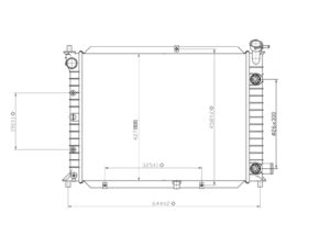 RADA183A Radiador Aluminio FD Escort 95-02 AUT 1273