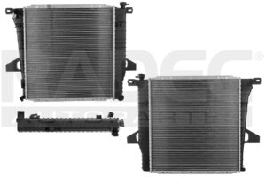 220-1230-12 RADIADOR FD RANGER/F-100/B2500 98-01 L4 2.5 LTS STD C/S AA 20X21 1/16X26MM ALUM SOLD POLAR