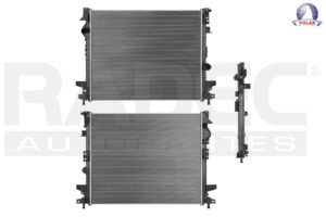 220-1242-01 RADIADOR FD EDGE 15-20 L4 2.0/V6 2.7 LTS STD C/S AA 27 2/3X23X26MM ALUM SOLD POLAR