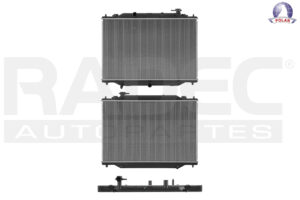 220-1909-01 RADIADOR MZ CX9 16-20 L4 2.5 LTS AUT 26 2/3X15 2/3X26MM ALUM SOLD POLAR