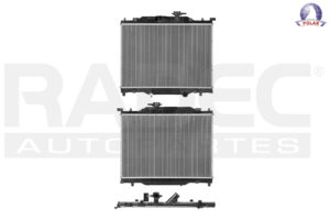 220-1915-02 RADIADOR MZ 2 16-20 L4 1.5. 2.0 LTS STD C/S AA 14 3/4X21 3/5X16MM ALUM SOLD POLAR