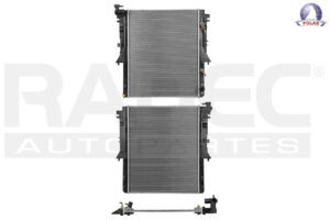 220-2204-05 RADIADOR MT L200 17-19 L4 2.4 LTS AUT C/S AA GAS/DIESEL 20 2/3X25 3/4X16MM ALUM SOLD POLAR
