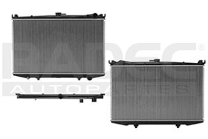 220-2305-05 RADIADOR NS D21/HARDBODY/PATHFINDER 86-04 L4/V6 2.4/3.0 LTS TOMAS LINEALES STD 17X25X16MM ALUM SOLD POLAR