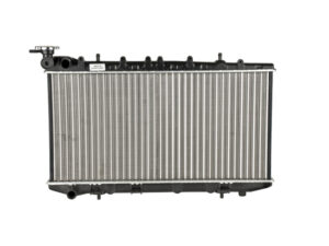 220-2321-04 RADIADOR NS TSURU III 92-02 8V 1.6, 2.0 LTS 8 VALVULAS C/S AA STD 12 1/2X25 5/16X16MM ALUM MEC NAC