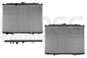 220-2324-05 RADIADOR NS X-TRAIL 02-07 (AMERICANO CONEXIONES LARGAS ) L4 2.0 LTS AUT C/S AA 17 5/7X27X16MM ALUM SOLD POLAR