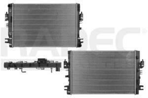 220-2346-02 RADIADOR NS NP300/FRONTIER 16-20 L4 2.5 LTS AUT C/S AA 28 3/7X19 1/5X16MM ALUM SOLD POLAR