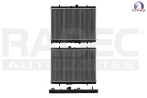 220-2402-03 RADIADOR PG 207 CC 07-12 L4 1.6 LTS STD C/S AA 15X21 1/6X26MM ALUM SOLD POLAR